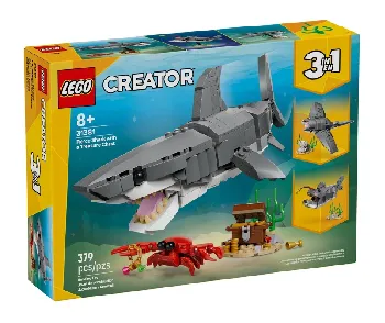 LEGO Fierce Shark with a Treasure Chest set