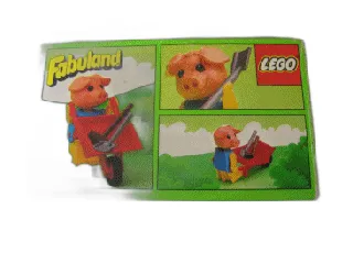 LEGO Percy Pig's Wheelbarrow set