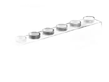 LEGO 1 x 6 White Bricks set