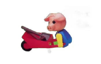 LEGO Percy Pig's Wheelbarrow set
