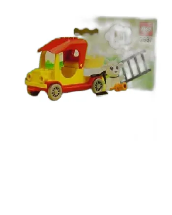 LEGO Gertrude Goat's Painter's Truck set