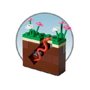 LEGO Garden and Earthworm set