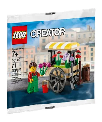 LEGO Flower Cart set