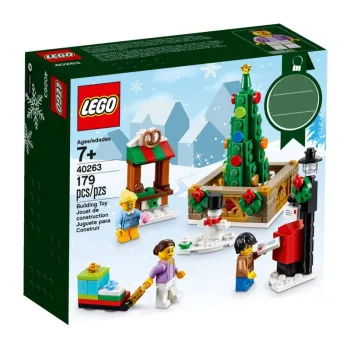 LEGO Christmas Town Square set