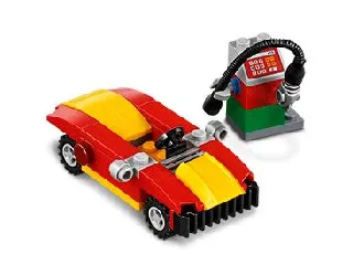 LEGO Car and Petrol Pump set box