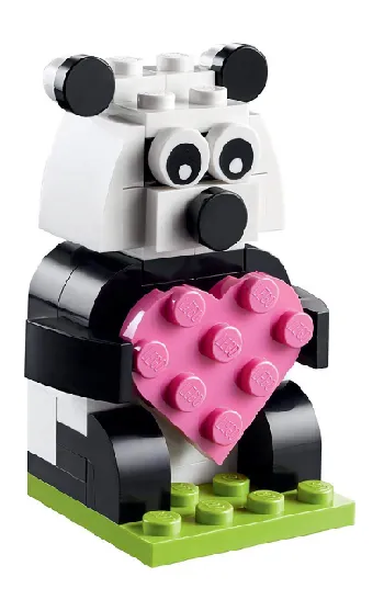 LEGO Valentine Panda set