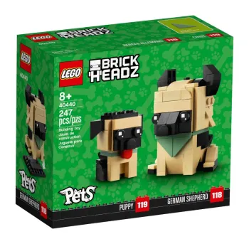 LEGO German Shepherd and Puppy set