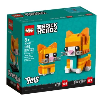 LEGO Ginger Tabby and Kitten set
