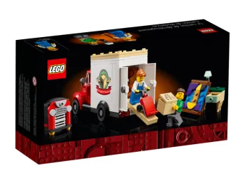 Back of LEGO Moving Truck set box