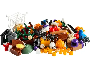 Back of LEGO Halloween Fun VIP Add-On Pack set box