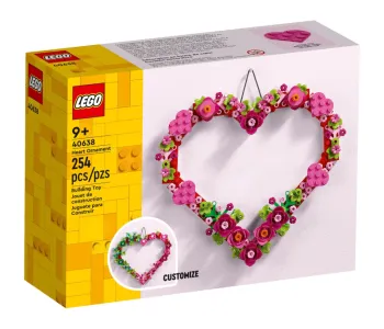 LEGO Heart Ornament set