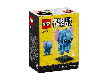 Back of LEGO Stitch set box