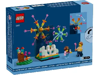 Back of LEGO Firework Celebrations set box