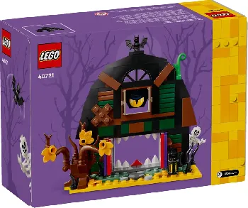 Back of LEGO Halloween set set box