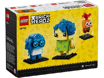 Back of LEGO Joy, Sadness & Anxiety set box