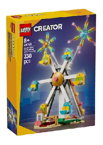 LEGO Celebration: Ferris Wheel with Fireworks set