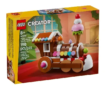 LEGO Celebration Series: Gingerbread Train Ornament set