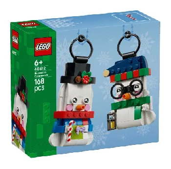 LEGO Snowman Ornaments set