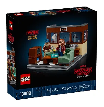 LEGO Stranger Things: WSQK Radio Station set