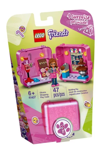 LEGO Olivia's Shopping Play Cube set