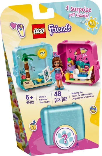 LEGO Olivia's Summer Play Cube set box