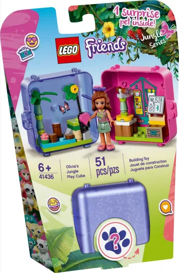 LEGO Olivia's Jungle Play Cube set