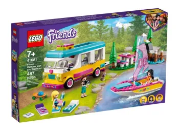 LEGO Forest Camper Van and Sailboat set
