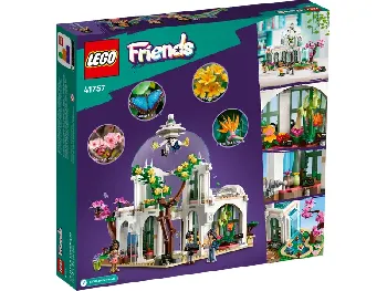 Back of LEGO Botanical Garden set box