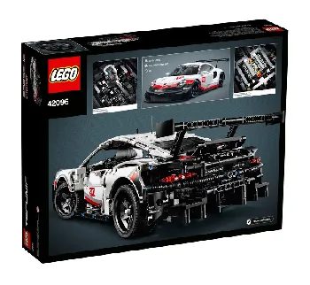 Back of LEGO Porsche 911 RSR set box