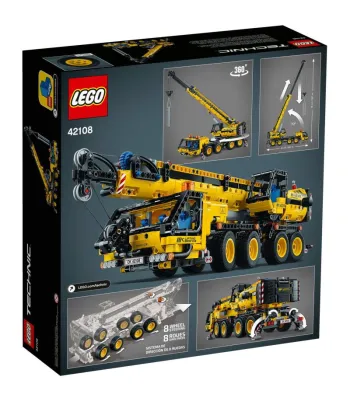 Back of LEGO Mobile Crane set box