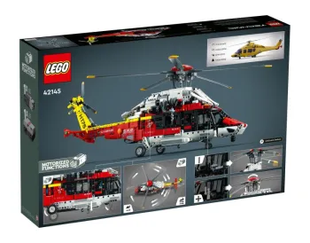 Back of LEGO Airbus H175 Rescue Helicopter set box