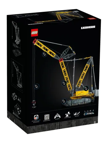 Back of LEGO Liebherr Crawler Crane LR 13000 set box