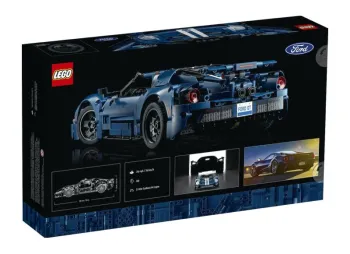 Back of LEGO 2022 Ford GT  set box