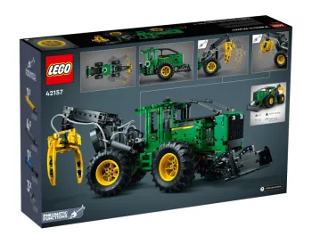 Back of LEGO John Deere 948L-II Skidder set box