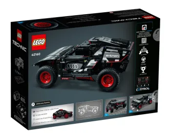 Back of LEGO Audi RS Q e-tron set box