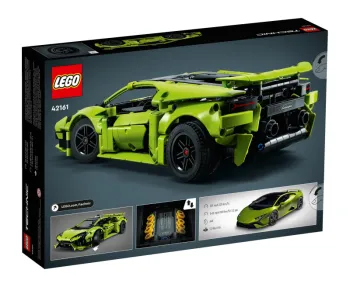 Back of LEGO Lamborghini Huracán Tecnica set box