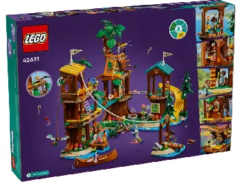 Back of LEGO Adventure Camp Tree House set box