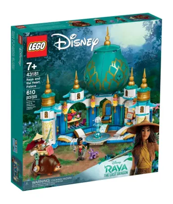 LEGO Raya and the Heart Palace set