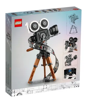 Back of LEGO Walt Disney Tribute Camera set box