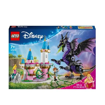 LEGO Maleficent's Dragon Form and Aurora's Castle set