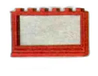 LEGO 1 x 6 x 3 Window, Red or White set