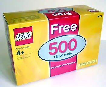 LEGO Free 500 LEGO Bricks (Bonus box and its contents only) set