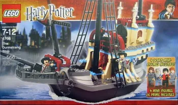 Back of LEGO The Durmstrang Ship set box