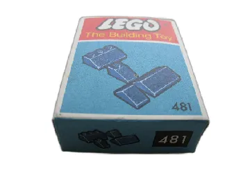 LEGO Slopes and Slopes Double 2 x 3 an 2 x 1, Blue (The Building Toy) set