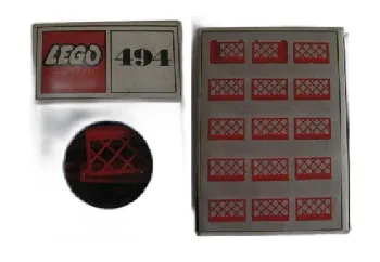LEGO Gates and Fence, Red (System) set