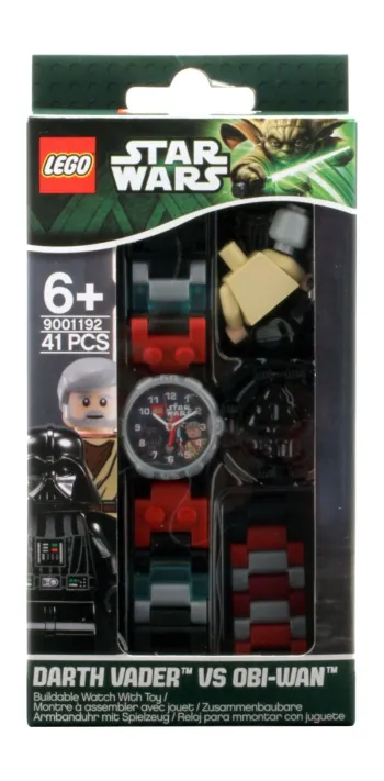 LEGO Darth Vader vs Obi-Wan Buildable Watch with Toy set