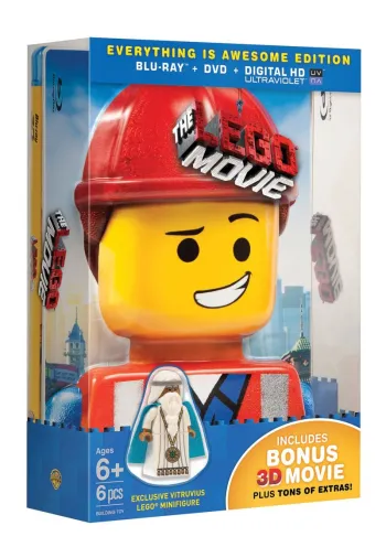 LEGO The LEGO Movie: Everything Is Awesome Edition (Blu-Ray + DVD + Digital) set