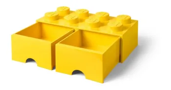 LEGO Storage Brick Drawer (8-Stud Yellow) set