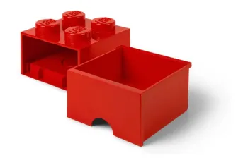 LEGO Storage Brick Drawer (4-Stud Red) set