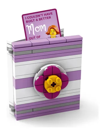 LEGO Buildable Mother's Day Card set box